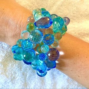 Blue Bauble Bracelets (set of 2) with Purchase